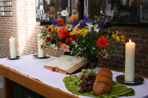 Der Altar der Nikolaikirche in Eversten